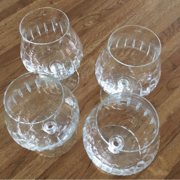Set of 4 stemmed brandy glasses
Each is 5 1/2” high
2 1/2 diameter. - Picture 3 of 10